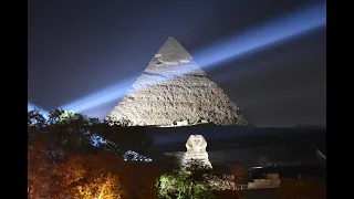 4K My hotel with a private view of the Pyramids in Egypt