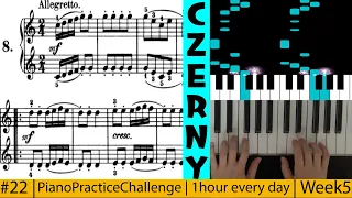 #22 Carl Czerny 100 recreations 8 - Allegretto