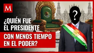 La historia del presidente más efímero de México