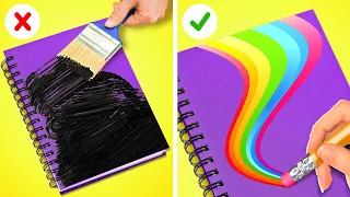 METODE ARTISTICE UȘOARE, PENTRU ÎNCEPĂTORI || Idei DIY creative, pentru elevi – 123 GO! SCHOOL