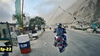 Crossing check post - Way to Pakistan - Siachen Glacier | EP-22 | Tripura to Ladakh Ride