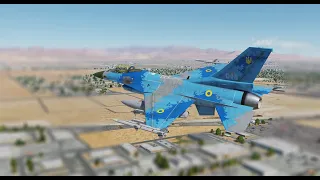 1 Український F-16 проти 4 рашиських міг-29 Arma 3