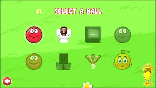 Red Ball 4 vs skibidi toilet.All Levels Volume 1.Красный шарик против туалета скибиди