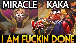 Miracle- [Invoker] VS Kaka [Ember Spirit] Dota 2 - I am fukin done