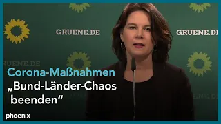 Annalena Baerbock (B'90/Die Grünen) zu Notbremse, Stufenplan und Homeoffice