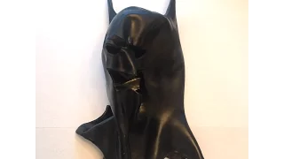 How to Restore a Latex Rubber Bat Cowl / Mask - or - The Making of Retired BatDad