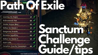 Path of Exile: Sanctum Challenge Guide/Tips