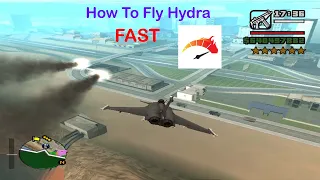 How To Fly Hydra Jet At Full Speed In GTA San Andreas || How To Fly Fighter Jet At Full Speed In GTA