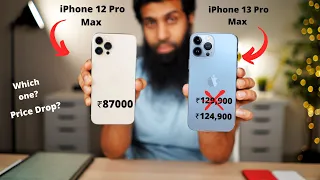 iPhone 13 Pro Max vs 12 Pro Max Comparison in Hindi | iPhone 12 Pro Max Price Drop