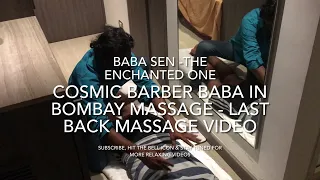 World BEST Baba Back Massage ASMR ||Tribute to BABA The Cosmic Barber ft @PureMassageWorld