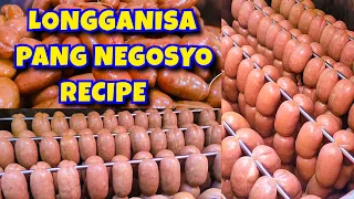 HOMEMADE LONGGANISA RECIPE PANG NEGOSYO | HOW TO MAKE LONGGANISA | JVS VLOG