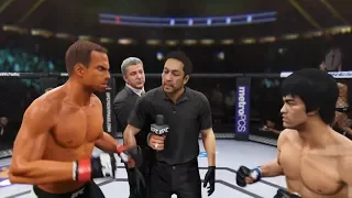 Agent Smith vs. Bruce Lee (EA sports UFC 2) - CPU vs. CPU - Crazy UFC 👊🤪