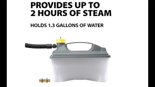 Earlex SS77USSG Steam Generator, 1.3-Gallon Capacity, 12' Hose, Steamer for Wood Bending - Overview