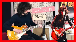 BURST TONES !!How To Sound Like JIMMY PAGE WITHOUT Pedals!! LES PAUL 59 MARSHALL PLEXI