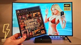 GTA 5 on Ps4 FAT (4K HDR Tv)