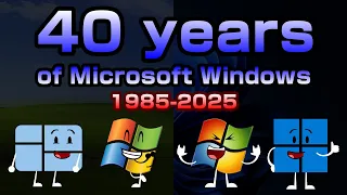 Timeline of Windows - Every Month (1985-2025)