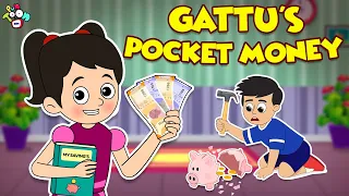 Gattu's Pocket Money | Animated Stories | English Cartoon | Moral Stories | PunToon Kids