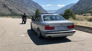 BMW E34 540i V8 Custom 3” Race Exhaust Straight Pipe with Backfire