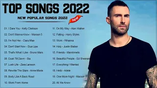 Pop Hits 2022| Rihanna, Billie Eilish, Ariana Grande, Maroon 5, Ed Sheeran, Bruno Mars, Charlie Puth