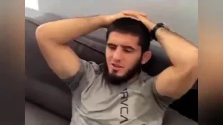 Khabib's brother Islam Makhachev reaction to UFC 254 fight vs Justin Gaethje