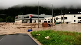 Poplavljena tovarna BSH v Nazarjah, 4. avgust 2023