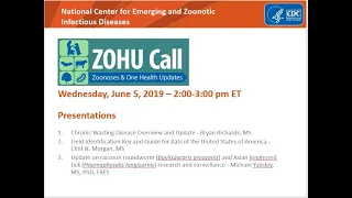 CDC ZOHU Call June 5, 2019