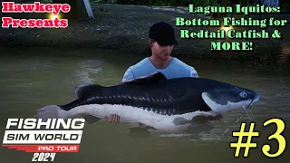Fishing Sim World - 2024 Ep#3 - Laguna Iquitos: Bottom Fishing for Redtail Catfish & MORE!