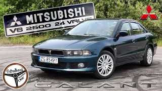 1999 Mitsubishi Galant 2500 V6-24 | Ciężko, by było sprawiedliwiej. TEST. RACEBOX 0-100 km/h.