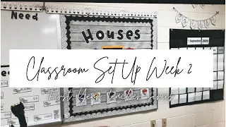 5th grade Classroom Set-Up VLOG | WEEK 2 | First year teacher series