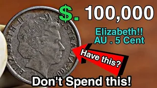 AUSTRALIA 5 CENT HOLY GRAIL Coins WORTH MONEY - Most Valuable Coins in Your Pocket Change!!