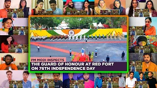 Foreigners,Indian & Pakistani reacts to PM Modi's Guard of Honour at Red Fort on Independence Day