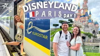 DISNEYLAND PARIS! 🏰✨ DAY 1 • Eurostar travel, Newport Bay Club, Bistro Chez Rémy & D-Light Vlog 🇫🇷