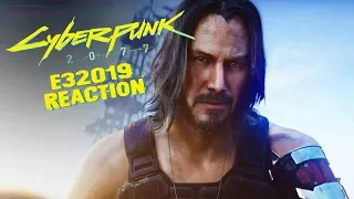 Keanu Reeves in Cyberpunk 2077 Reaction! | E32019 - I'm Geeking out!