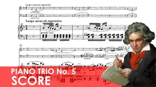 BEETHOVEN Piano Trio No. 5 in D major (Op. 70, No. 1) 'Ghost' Score