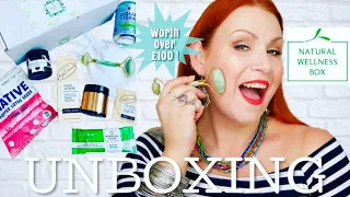 NATURAL WELLNESS BOX MAY/JUNE BI MONTHLY SUBSCRIPTION UNBOXING - VALUE OVER £100 !!