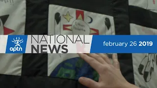 APTN National News February 26, 2019 – Mi'kmaq First Nation deals with bullying, Tłı̨chǫ artist