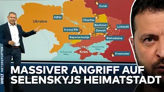 UKRAINE-KRIEG: Selenskyjs Heimatstadt von massivem Raketenangriff erschüttert - Die Aktuelle Lage