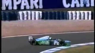 Jerez 1994 - Verstappen Crashes in Free Practice.wmv