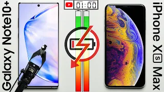 Galaxy Note 10+ vs. iPhone XS Max Battery Test