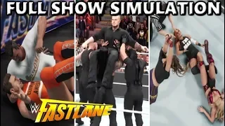 WWE 2K19 SIMULATION: FASTLANE 2019 FULL SHOW HIGHLIGHTS