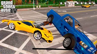 GTA 4 CAR CRASHES COMPILATION. Ep. 31 (Ragdolls, Crashes, Real Damage)