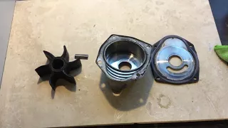 Mercury 75HP 2 Stroke Impeller Change Part 6