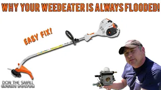 Why Your Weedeater Is Always Flooded! - Easy Fix Video