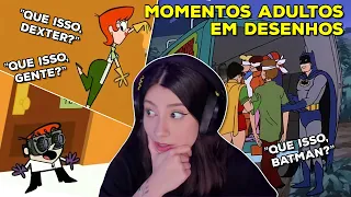 YAYAH REAGE: 10 MOMENTOS ADULTOS EM DESENHOS QUE VC NÃO PERCEBEU! (CANAL 90) | Yayah Clipes