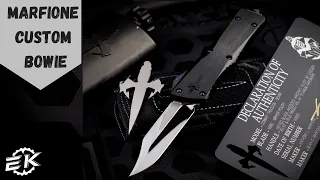 Microtech/Marfione Custom Combat Troodon 3.8" Bowie Mirror Polish