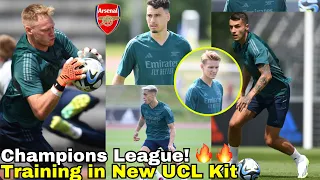 🔥Arsenal Brutal Training in New Champions League Training Kits to Destroy Man United 💪Timber
