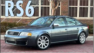 2003 Audi RS6 Sedan with only 59k miles!  Twin Turbo V-8! 450HP! For Sale.