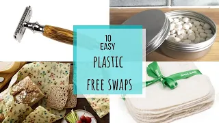 10 Easy Plastic Free Swaps | How To Stop Using Plastic At Home