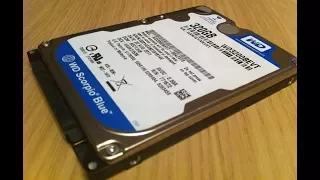 Is not detected. The simplest repair of the hard drive WD Western Digital Scorpio Blue 320Gb