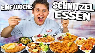 NOTAUFNAHME🚑 - Eine Woche nur SCHNITZEL ESSEN😨🥩(SELBSTEXPERIMENT⭐)